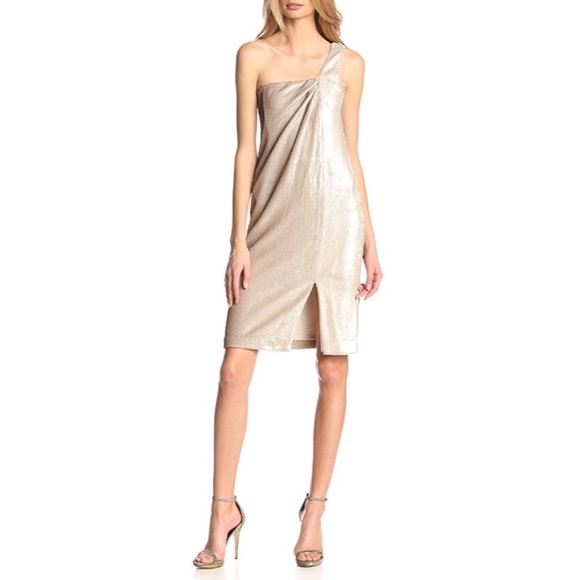 Halston Heritage Dresses & Skirts - 🎉HP🎉 Halston Heritage Twist Draped Sequin Dress